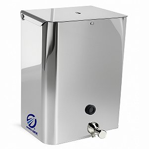 Dispenser Saboneteira com Visor Sabão Líquido Inox 5L GRX