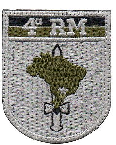 Bordado EB Distintivo de Organização Militar - Comando da 4ª RM
