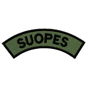 Distintivo Semicircular Bordado de Baixa Visibilidade - Manicaca SUOPES