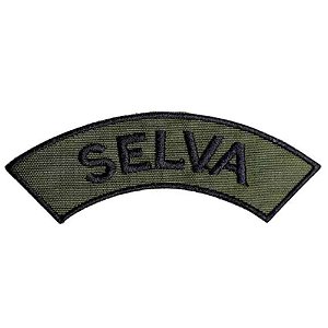 Distintivo Semicircular Bordado de Baixa Visibilidade - Manicaca SELVA