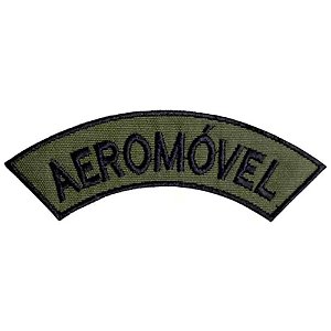 Distintivo Semicircular Bordado de Baixa Visibilidade - Manicaca AEROMÓVEL