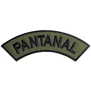 Distintivo Semicircular Bordado de Baixa Visibilidade - Manicaca PANTANAL