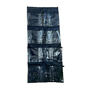 Organizador De Armario De Nylon - Preto (Sapateira)