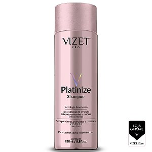 Shampoo Matizador Platinize 250ml Vizet Profissional