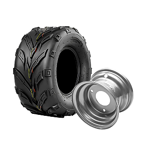 Kit Pneu 16x8-7 + Roda aro 07