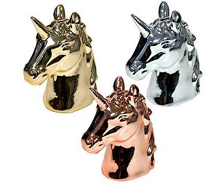 COFRE UNICÓRNIO METÁLICO