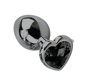 Plug Anal cristal coração P