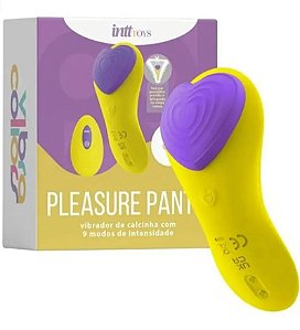 Pleasure Panty Vibrador de Calcinha Linha Vibra Collors 9 Modos de Vibração