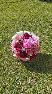 Buquê Rosas Colombianas e Camélia