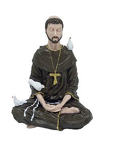 Imagem São Francisco de Assis meditando