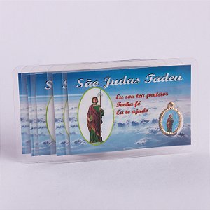 Cartão Plastificado medalha com oração de São Judas