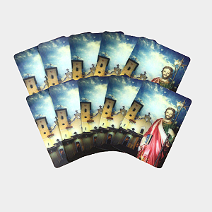 Kit 10 Cards 3D São Judas Tadeu