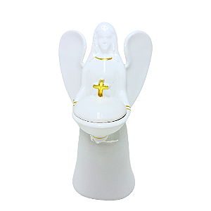 Incensário Anjo 24cm - Porcelana