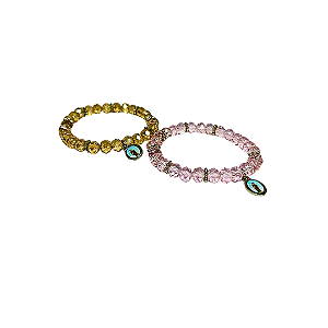 Pulseira Silicone Cristal - São Judas Tadeu