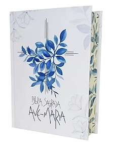 Bíblia Sagrada - Capa Flores Azul