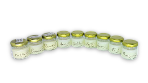 DUPLICADO - Velas Aromatizadas - (Pote) Essência: Morango l Temas: Paz, Amor, Esperança, Gratidão, Fé e Paciência