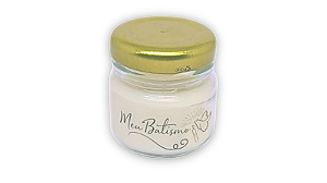 Velas Aromatizadas - (Pote) Tema: Meu Batismo l Essência: Mamy Baby