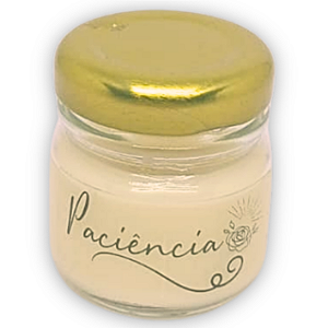 Velas Aromatizadas Pote | Tema: Paciência
