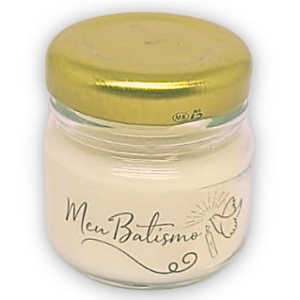 Vela Aromatizada Pote I Tema: Meu Batismo
