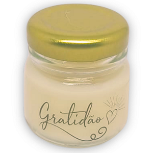 Vela Aromatizada Pote I Tema: Gratidão