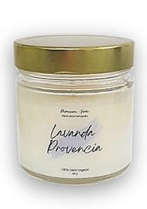 Vela Aromatizada Lavanda Provencia 100% Cera Vegetal