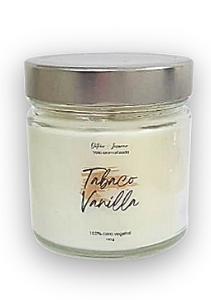 Vela Aromatizada Tabaco Vanilla 100% Cera Vegetal