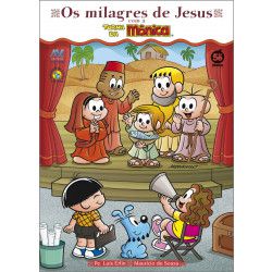 Livro Infantil Os Milagres de Jesus - Turma da Mônica