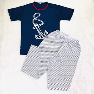 Pijama Adulto Pai Família em Malha Âncora da LG