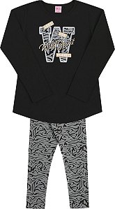 Conjunto Infantil Feminino com Legging - Cores Diferentes