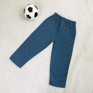 Calça Infantil Masculina Moletom Flanelado - Cores Diferentes