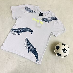 Camiseta Infantil Masculina Branca da Biogas