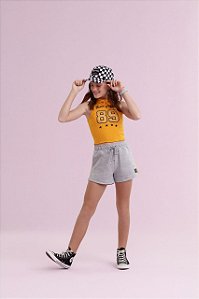 Conjunto Infantil Feminino c/Blusa Canelada da Vanilla Cream