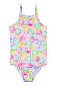 Maiô Infantil Feminino Curto da Quimby - Cores Diferentes