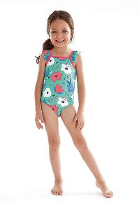 Maiô Infantil em Malha Sublimada Proteção UV 50+ da Up Baby