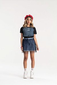 Blusa Infantil Feminina Cropped da BobbyLulu