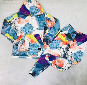Conjunto Infantil Masculino de Frio em Moletom da Lamon
