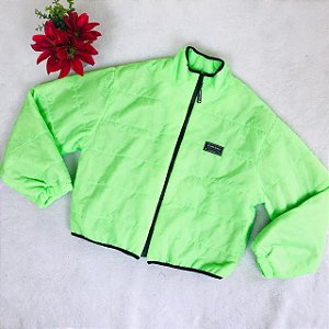 Jaqueta Infantil Verde Neon da Vanilla Cream - Western