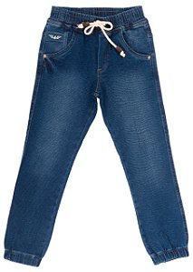 Calça Infantil Masculina Jeans c/Elástico da Pullga jeans
