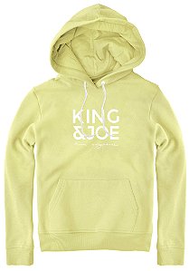 Blusão Infantil Masculino em Moletom Capuz duas Cores King Joe