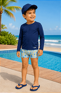 Sunga Infantil Boxer para Meninos duas Cores da Up Baby