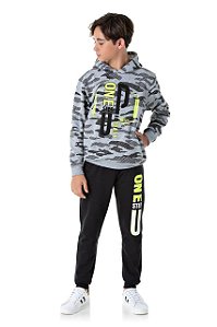 Conjunto Juvenil Masculino de Frio Duas Cores da Duzizo
