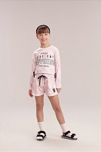 Conjunto Infantil Feminino com Shorts da Petit Cherie