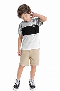 Conjunto Infantil Masculino de Bermuda da Quimby