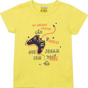 Camiseta Infantil Masculina de Game da Nini Bambini