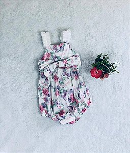 Macacão de Bebê Jardim das Borboletas da Petit Cherie