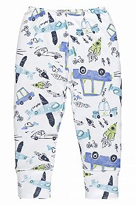 Calça Mijão de Bebê Masculino de Carros da Up Baby