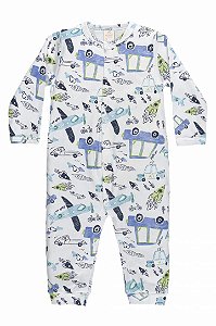 Macacão de Bebê Manga longa da Up Baby 100% algodão