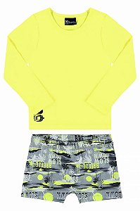 Conjunto Infantil de Praia com Proteção UV da Quimby