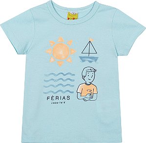 Camiseta Infantil Masculina de Algodão da Jaca-Lelé