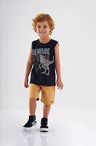 Conjunto Infantil Masculino de Regata e Bermuda da Up Baby